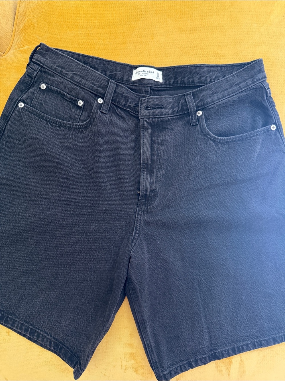 AberCrombie & FitchBlack Denim Shorts
